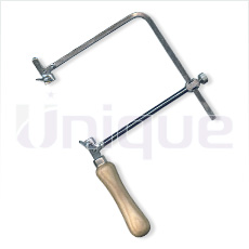 Jewellery Saw Frame Adjustable 150mm with Wooden Handle