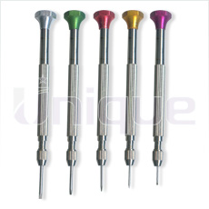 Screw Driver Anodized Head Fix Blades Set of 5